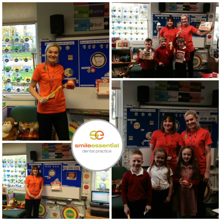 dental team school visit braunstone